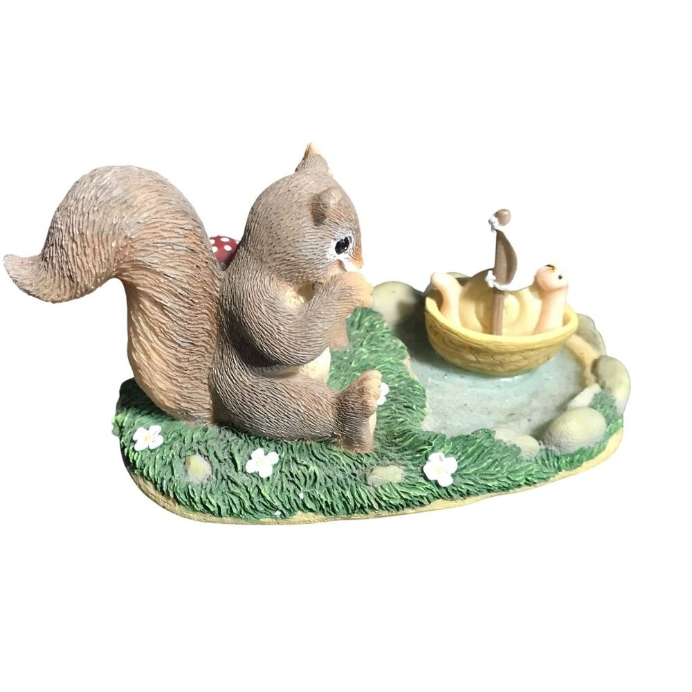 Charming Tails Figurine I Miss You Already Squirrel Fitz & Floyd Collectible...